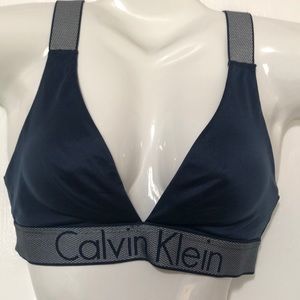 Calvin Klein bralette slate blue M